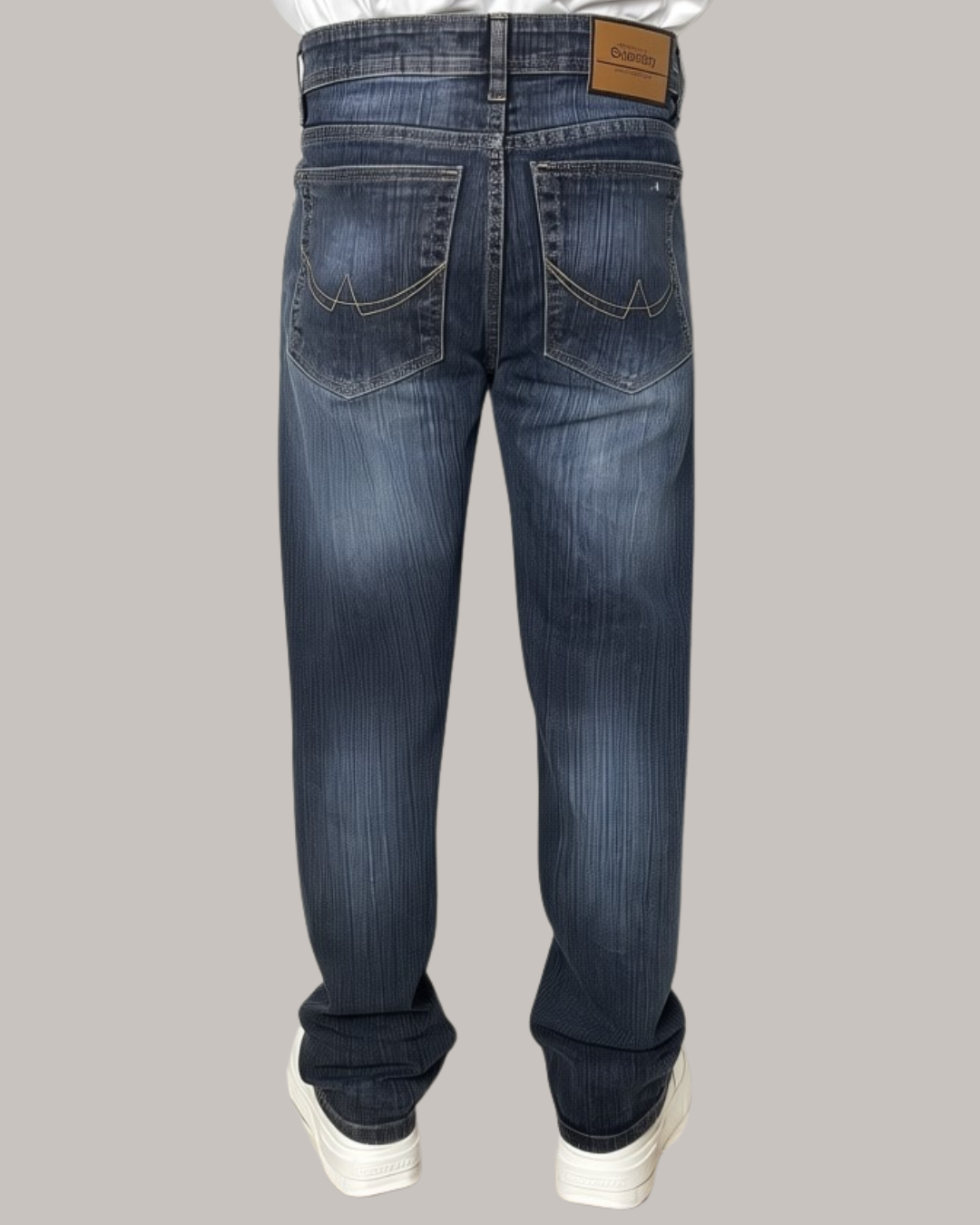 Classic Blue Straight Fit Denim - Image 4