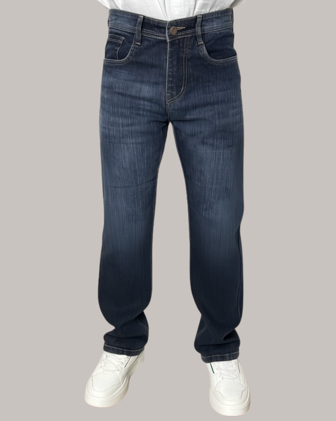 Deep Indigo Straight Fit Denim