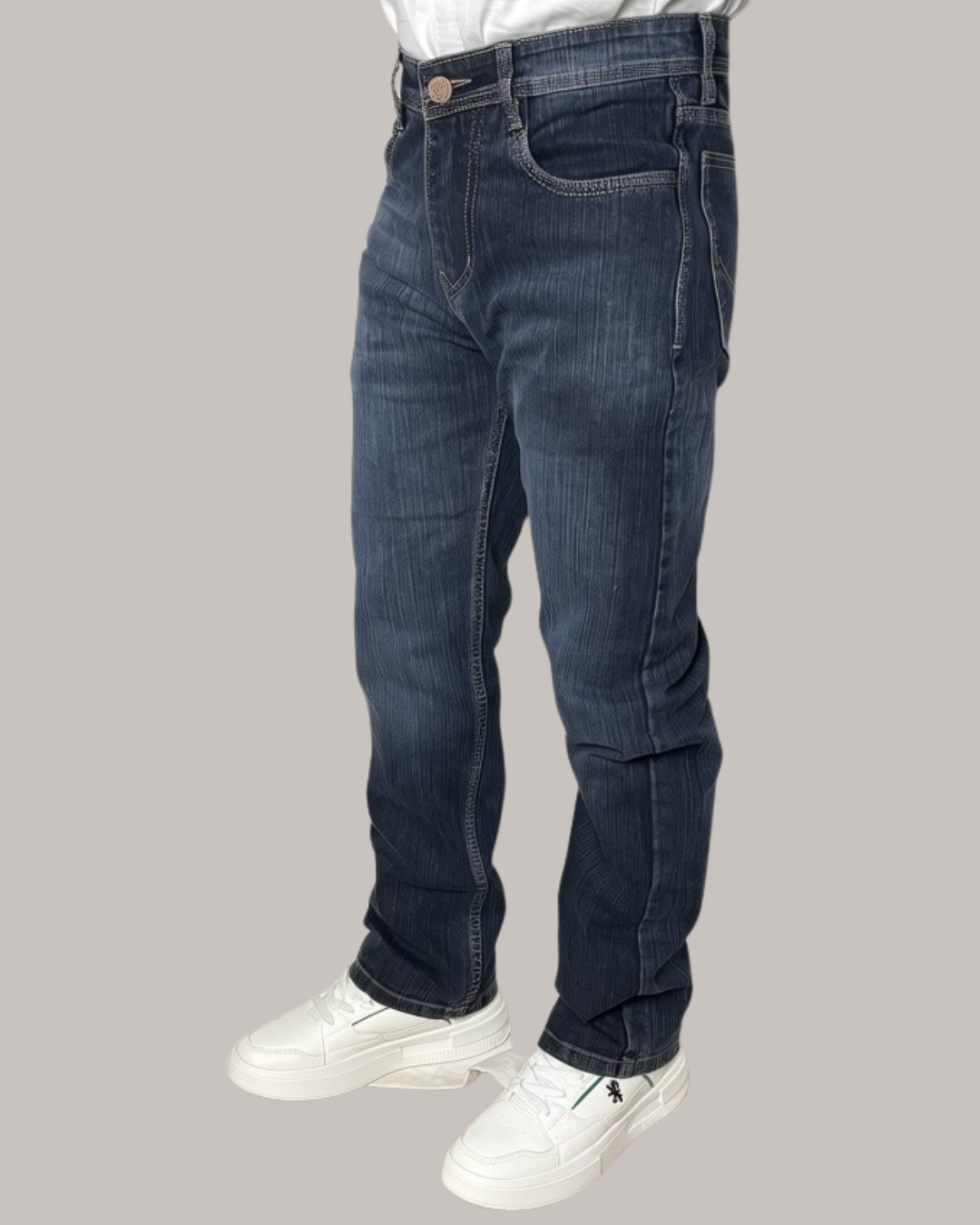 Deep Indigo Straight Fit Denim - Image 3